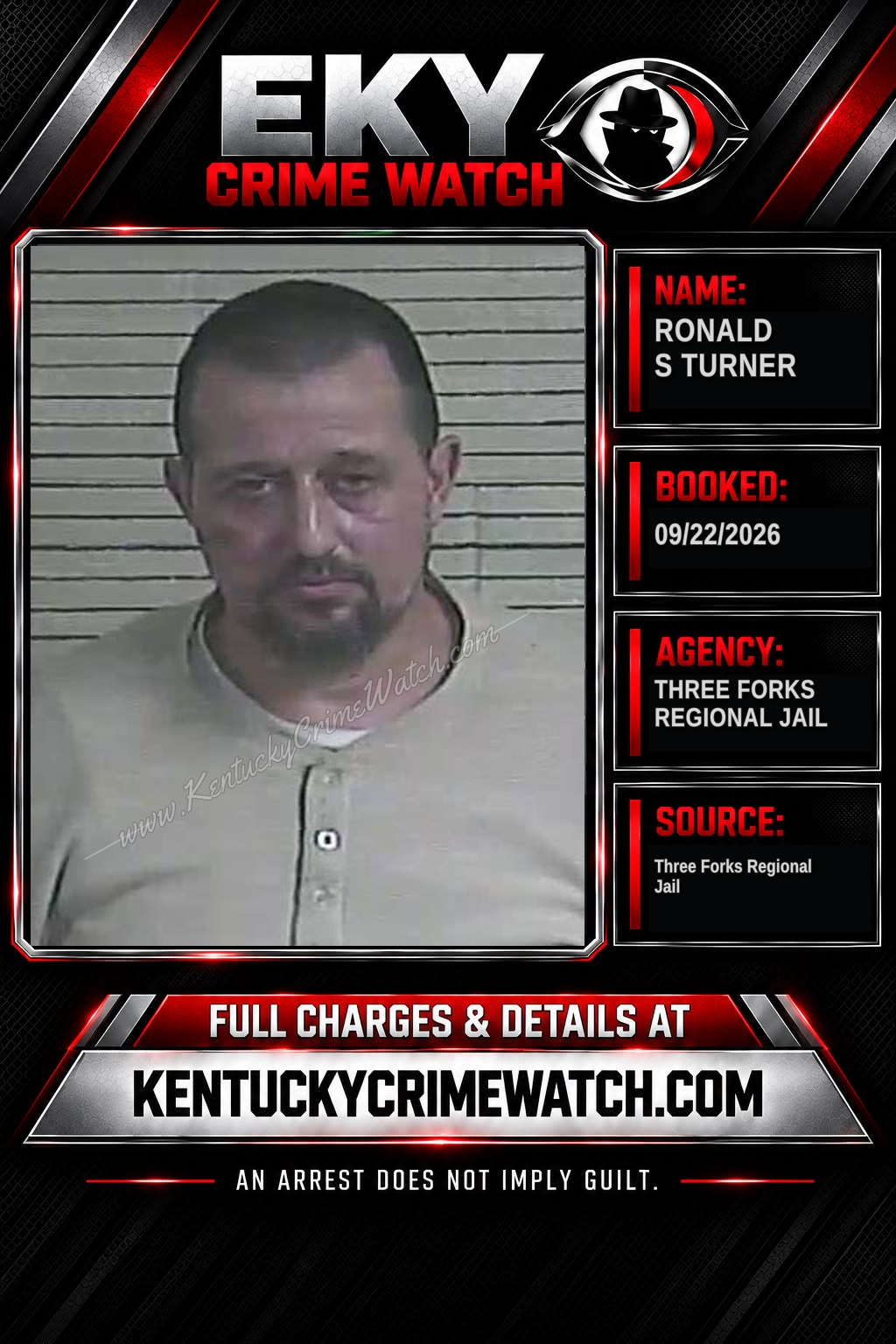 Ronald S Turner booking image