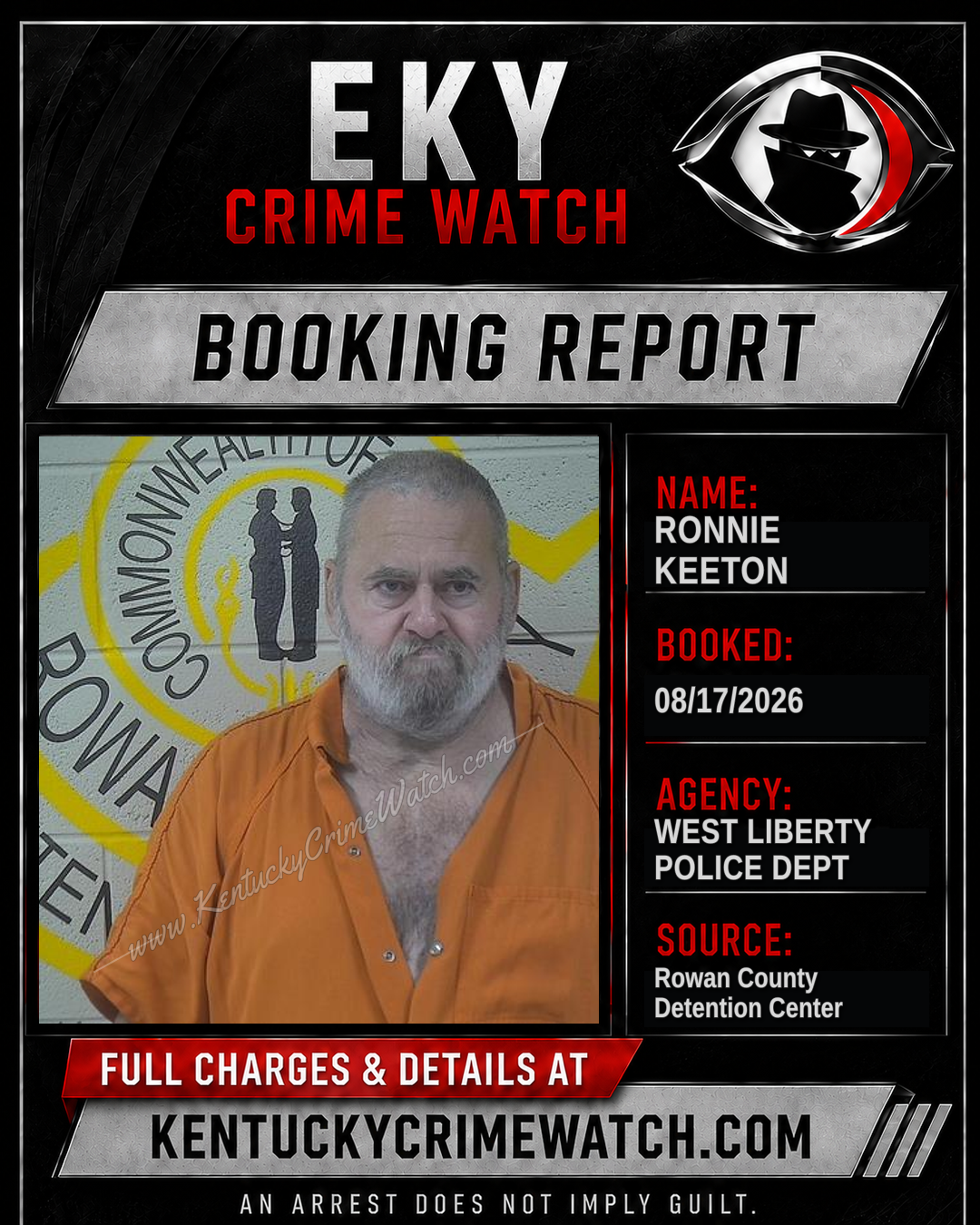 RONNIE KEETON booking image
