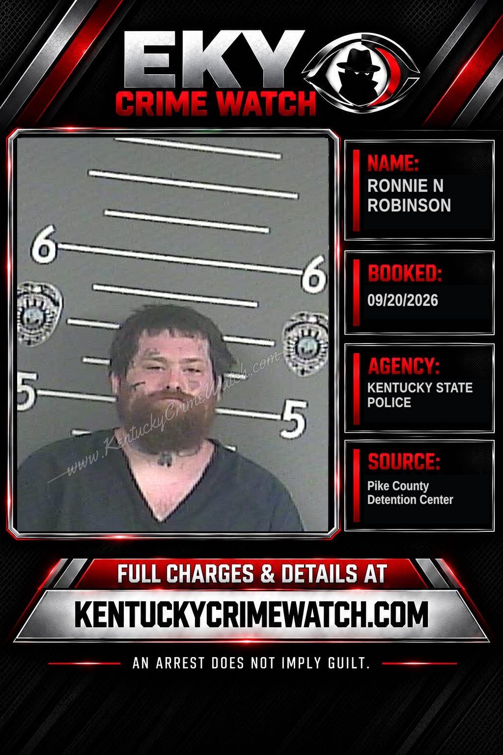 RONNIE N ROBINSON booking image