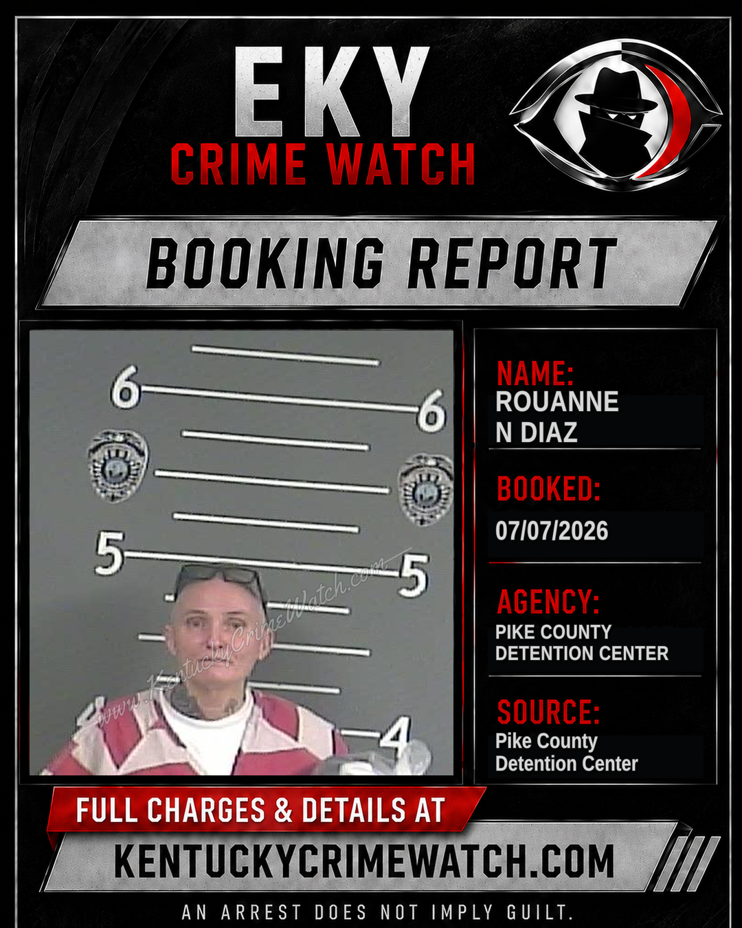 ROUANNE N DIAZ booking image