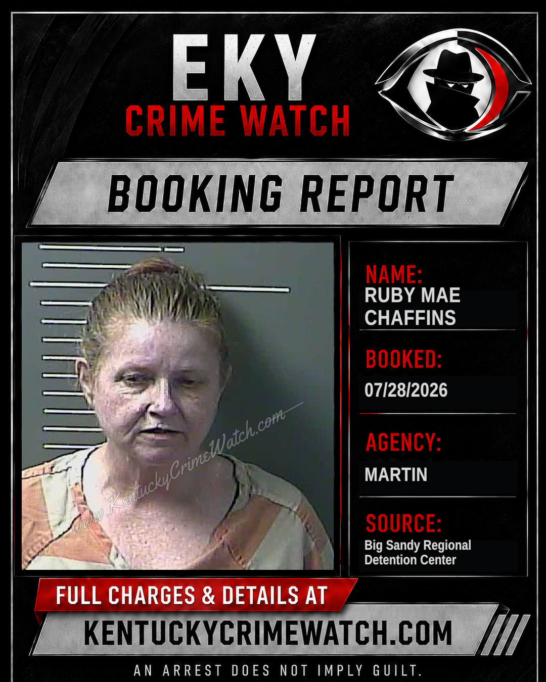 RUBY MAE CHAFFINS booking image