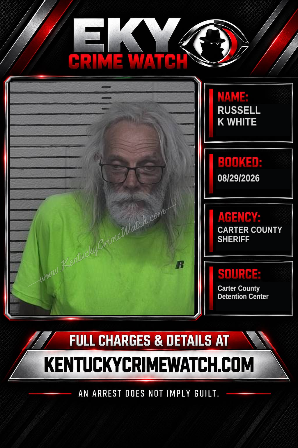 RUSSELL K WHITE booking image