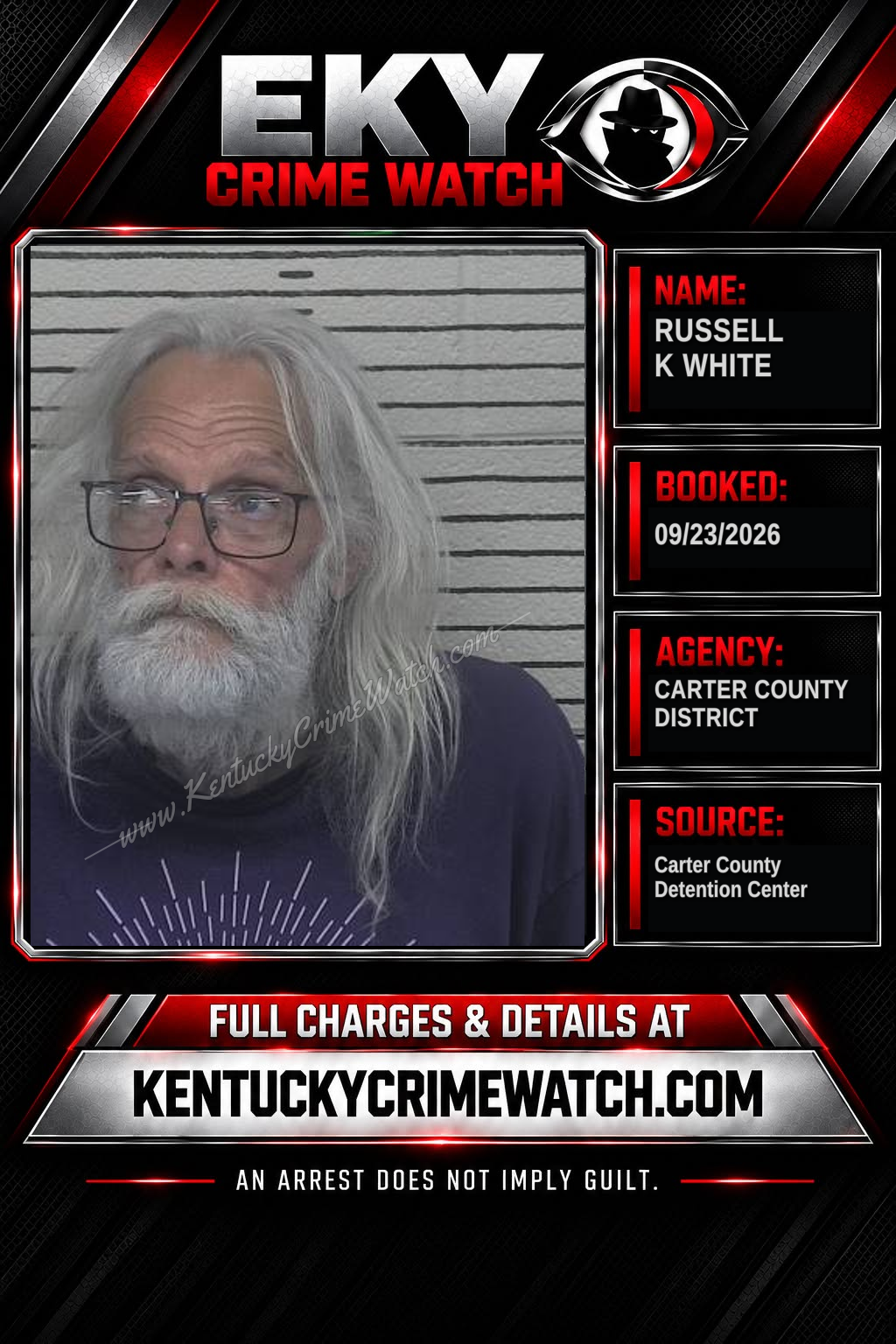 RUSSELL K WHITE booking image