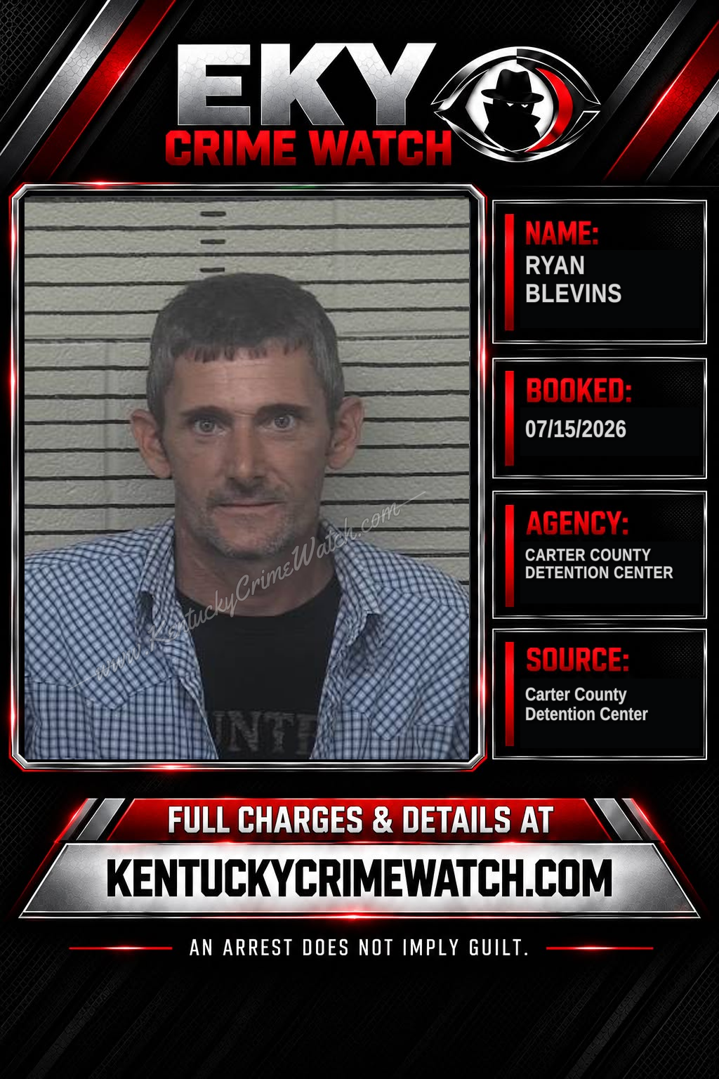 RYAN BLEVINS booking image