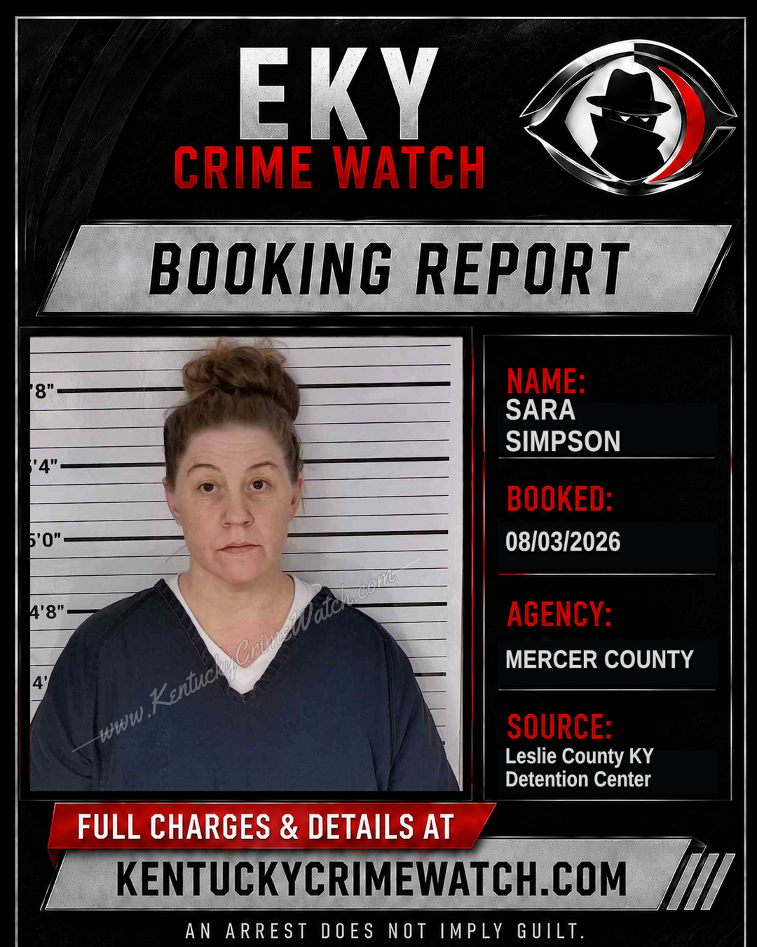 SARA SIMPSON booking image