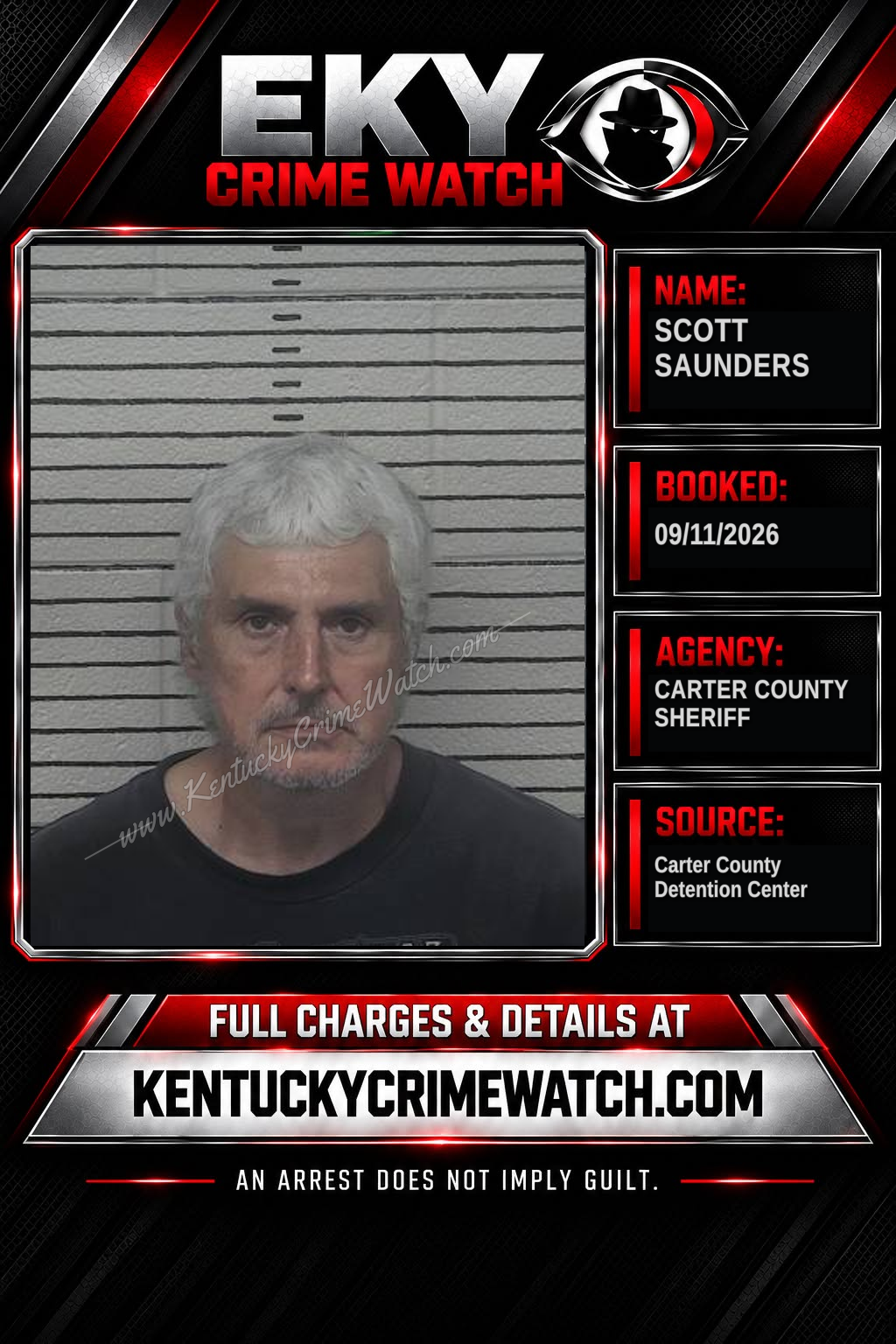 SCOTT SAUNDERS booking image
