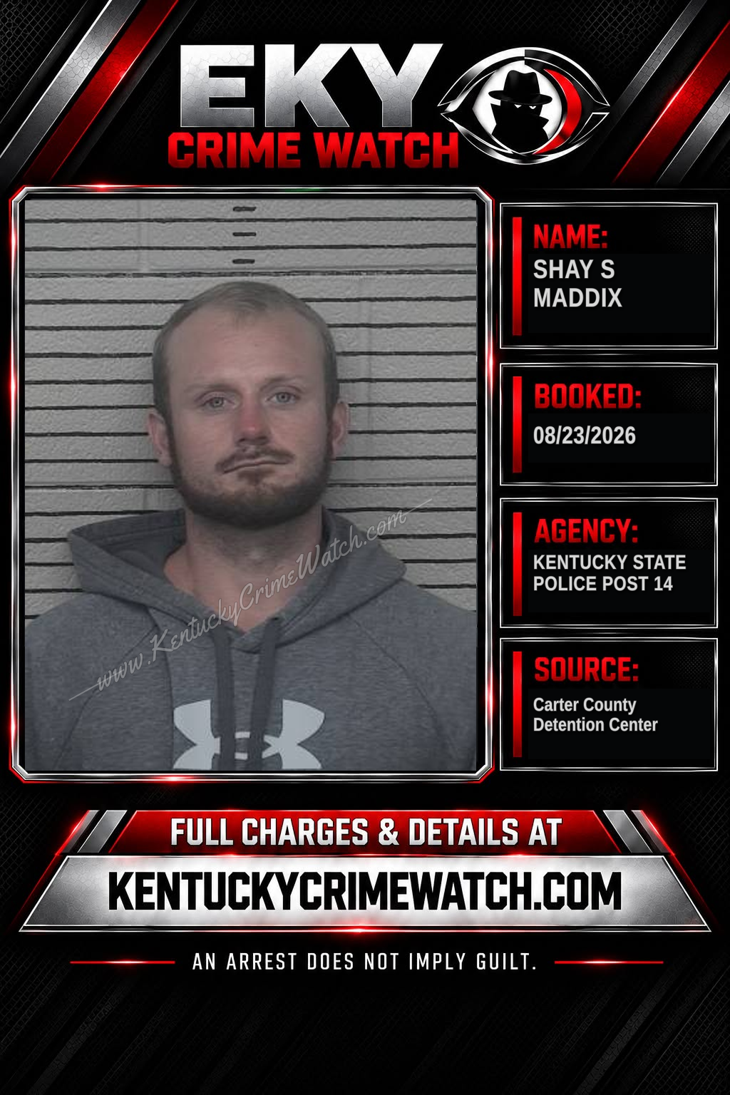 SHAY S MADDIX booking image