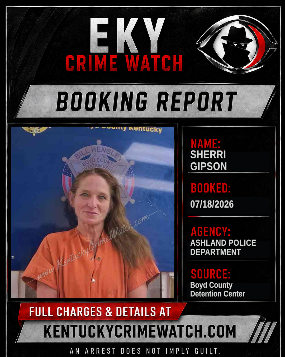 SHERRI GIPSON booking image