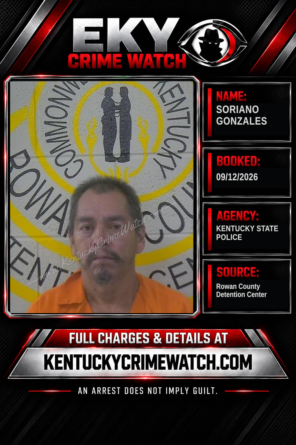 SORIANO GONZALES booking image