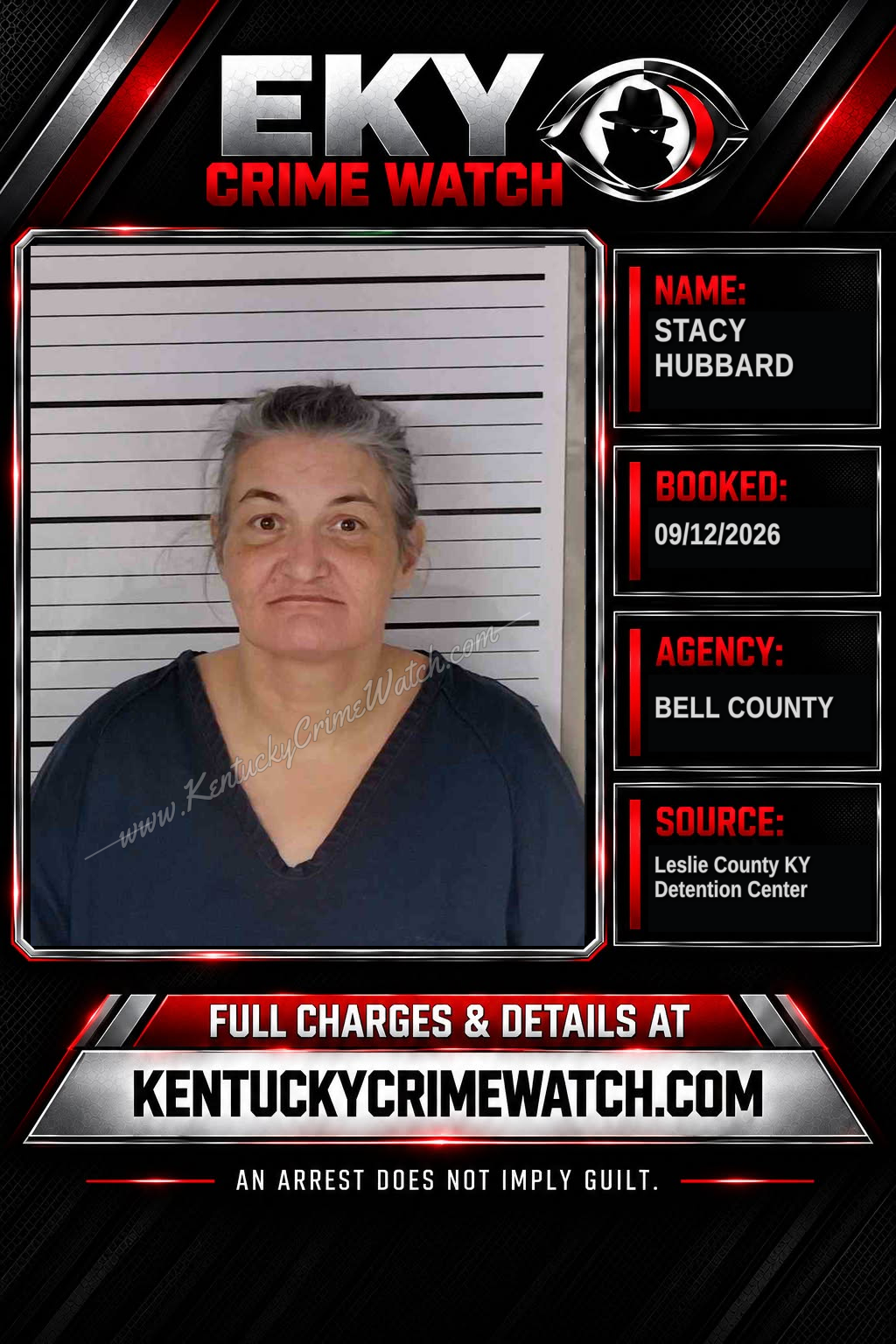 STACY HUBBARD booking image