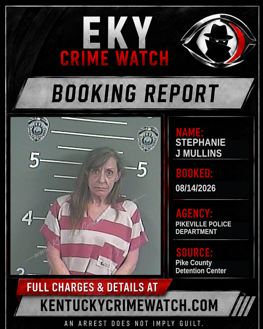 STEPHANIE J MULLINS booking image