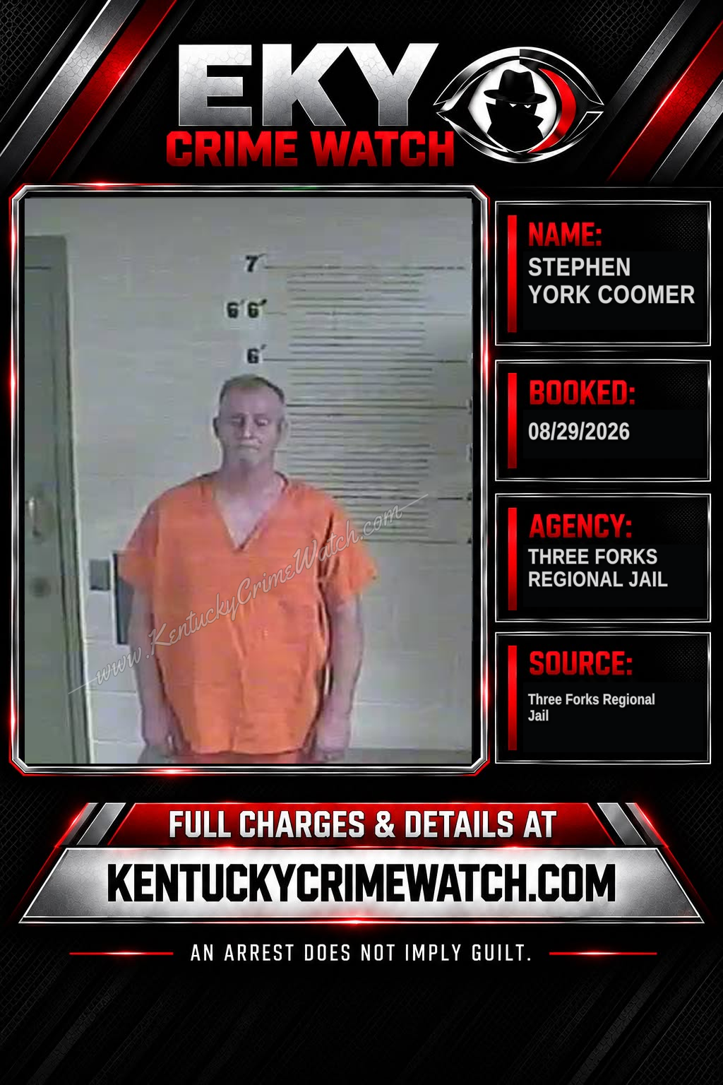 Stephen York Coomer booking image