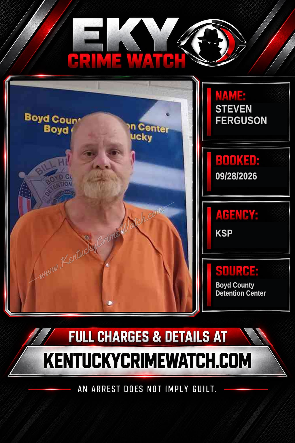 STEVEN FERGUSON booking image
