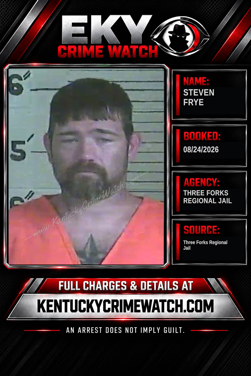 Steven Frye booking image