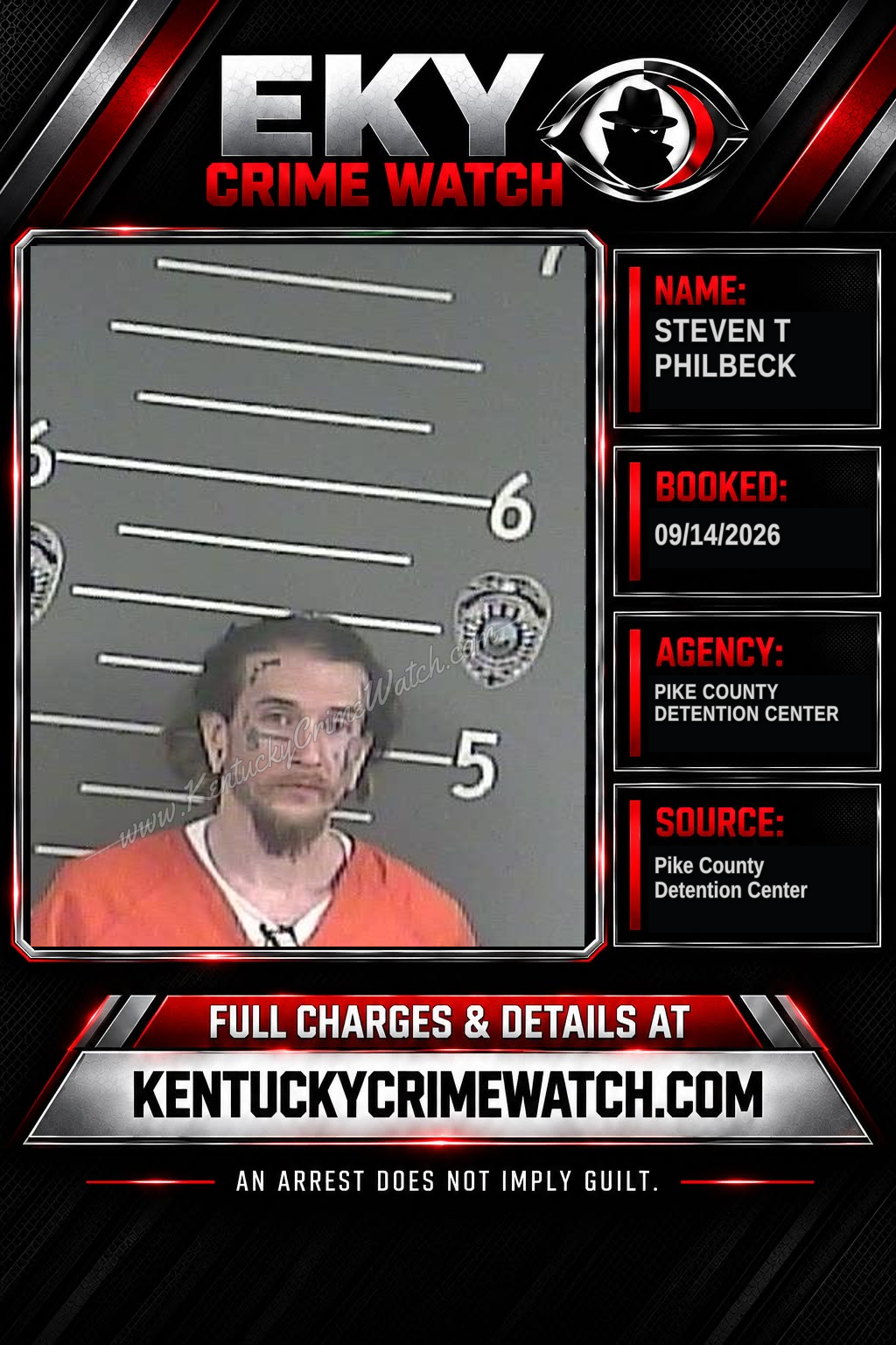 STEVEN T PHILBECK booking image
