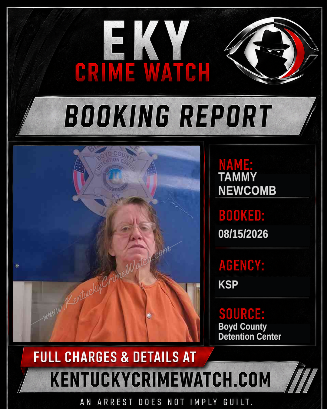 TAMMY NEWCOMB booking image