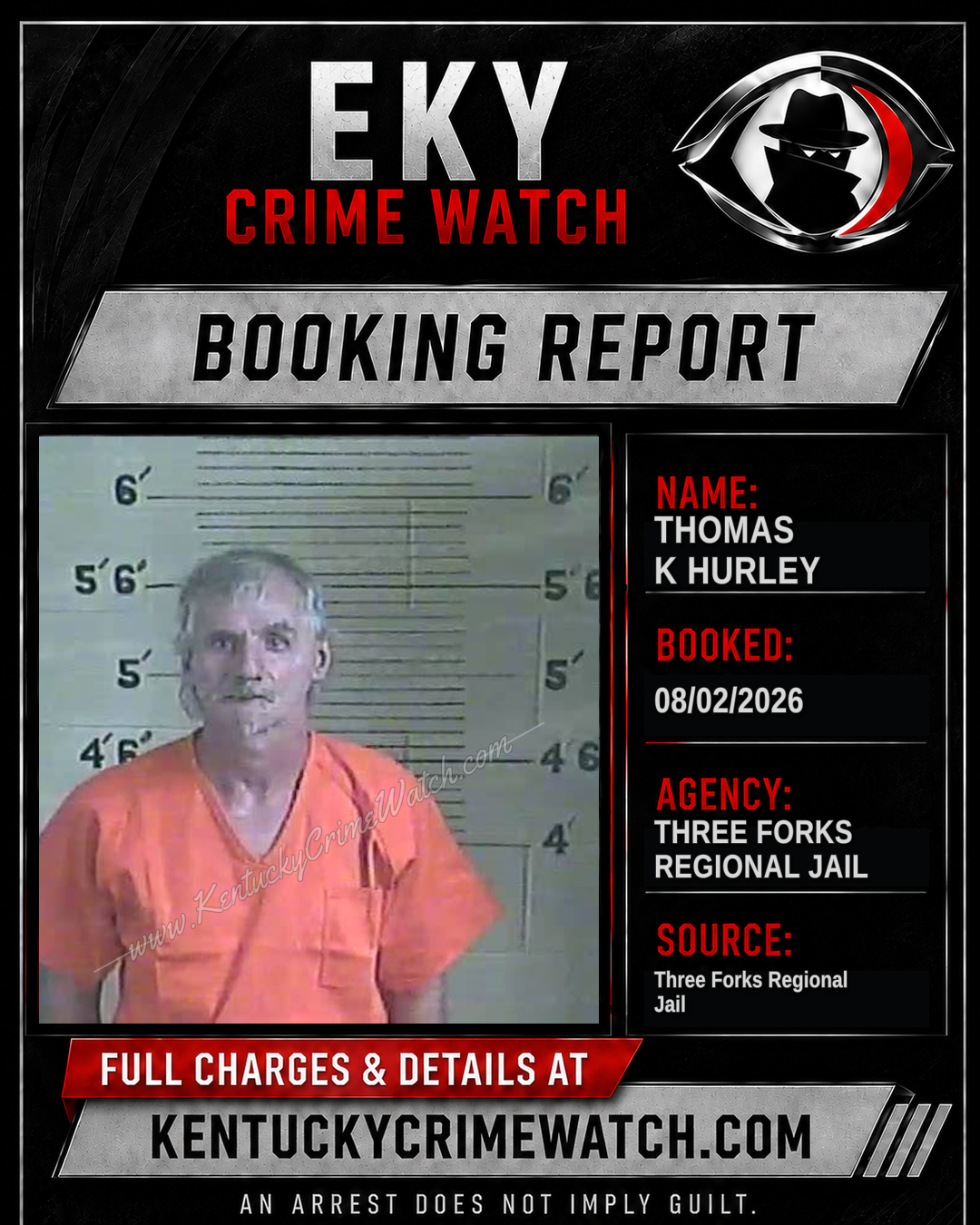 Thomas K Hurley booking image