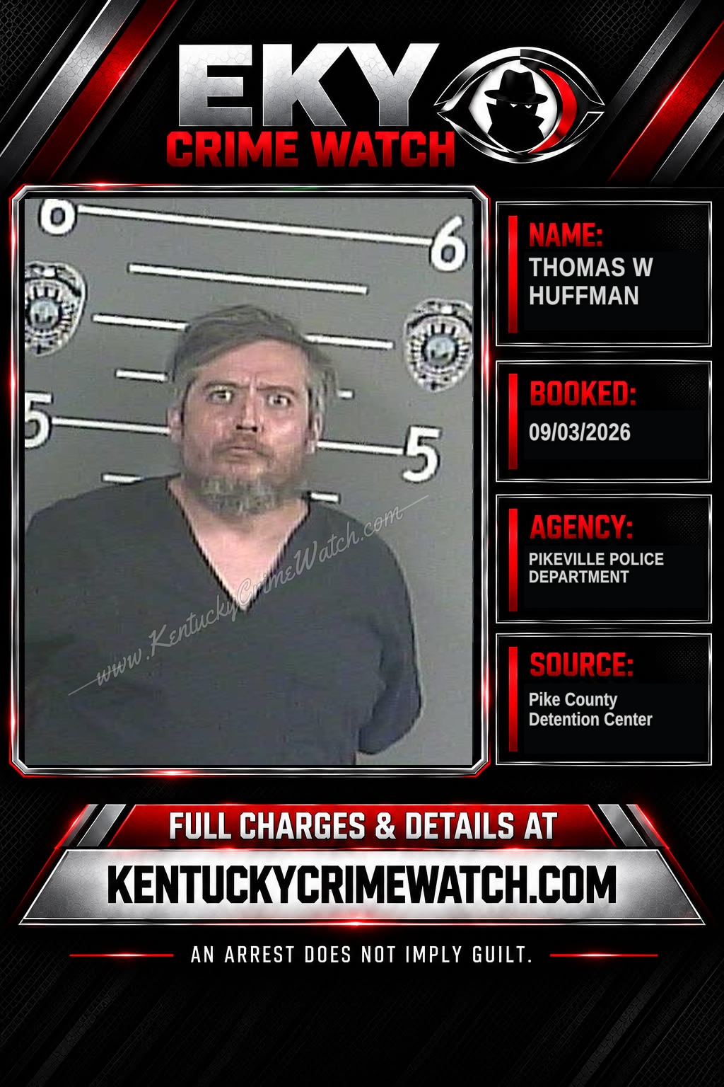 THOMAS W HUFFMAN booking image