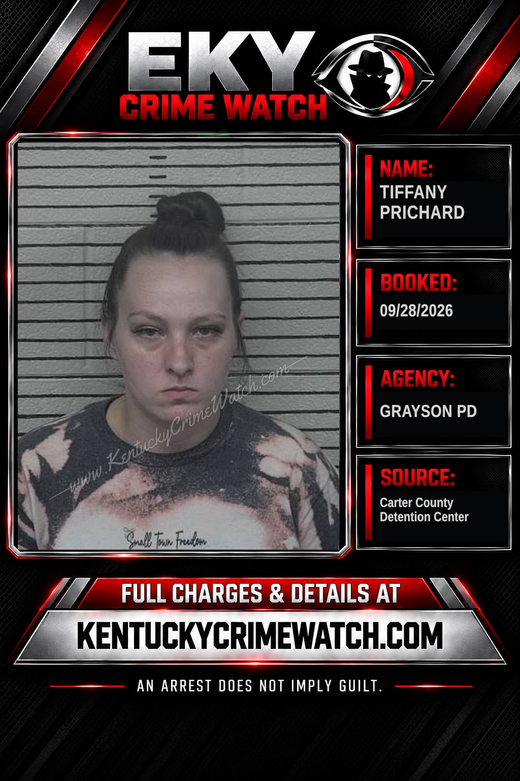 TIFFANY PRICHARD booking image