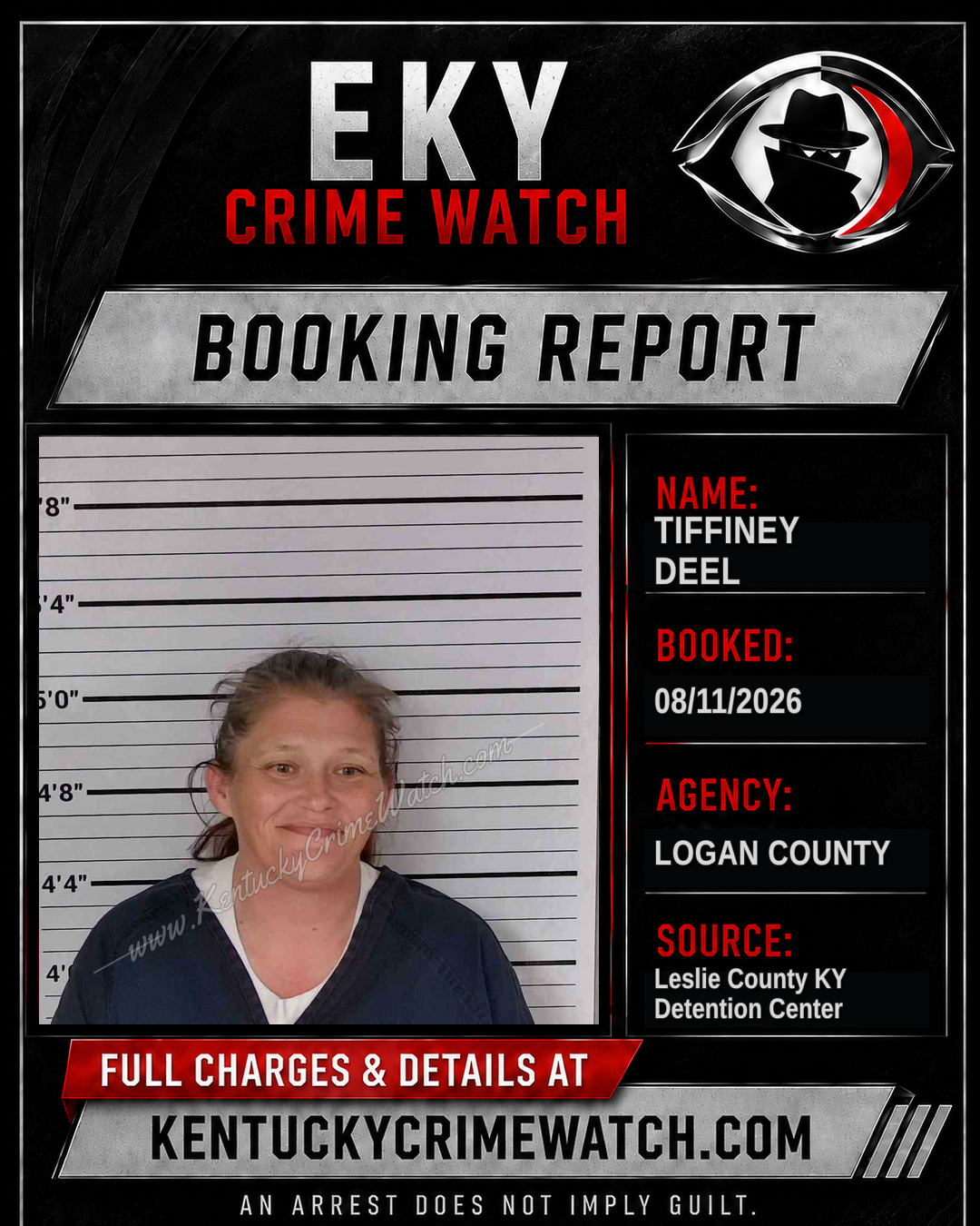 TIFFINEY DEEL booking image