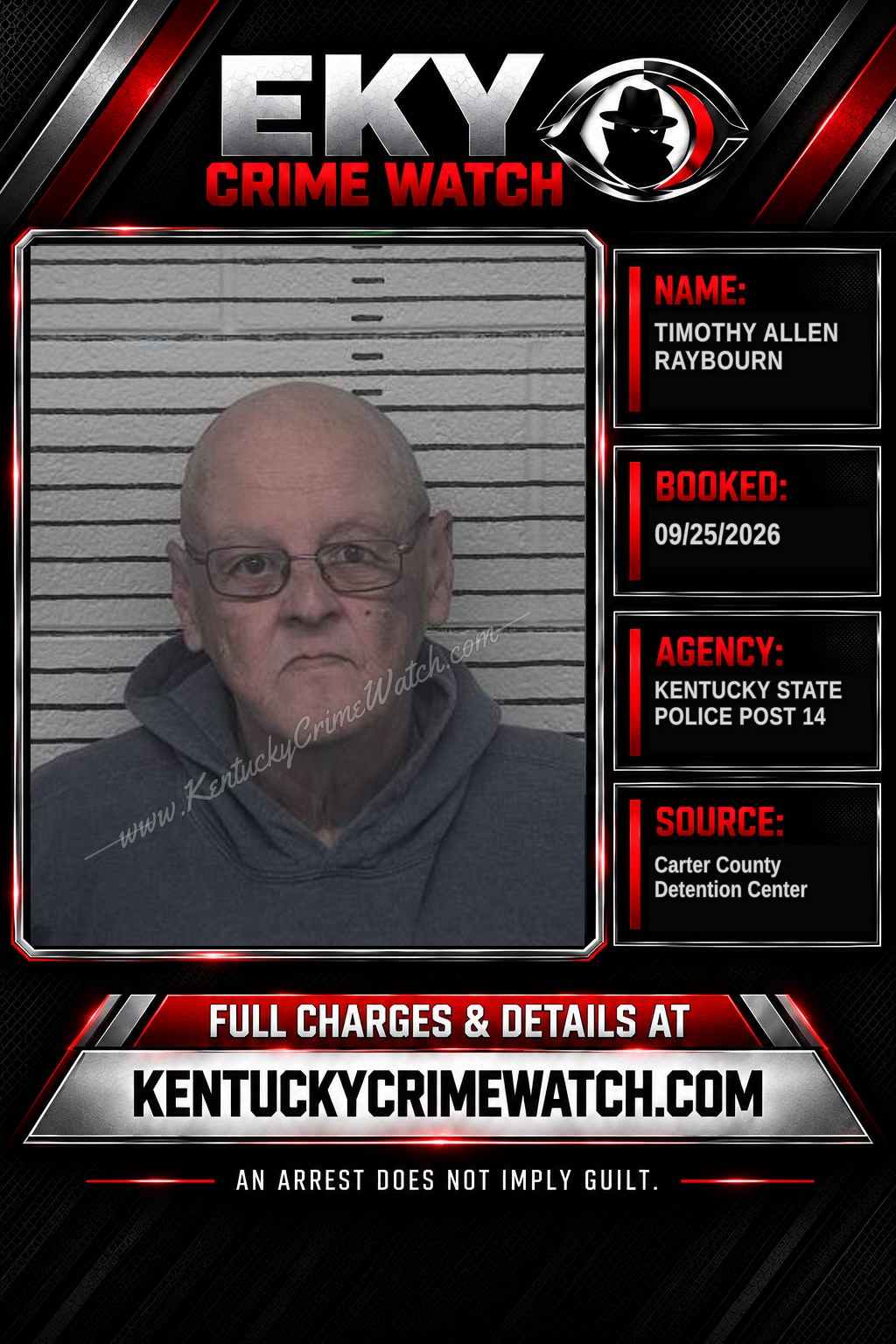 TIMOTHY ALLEN RAYBOURN booking image