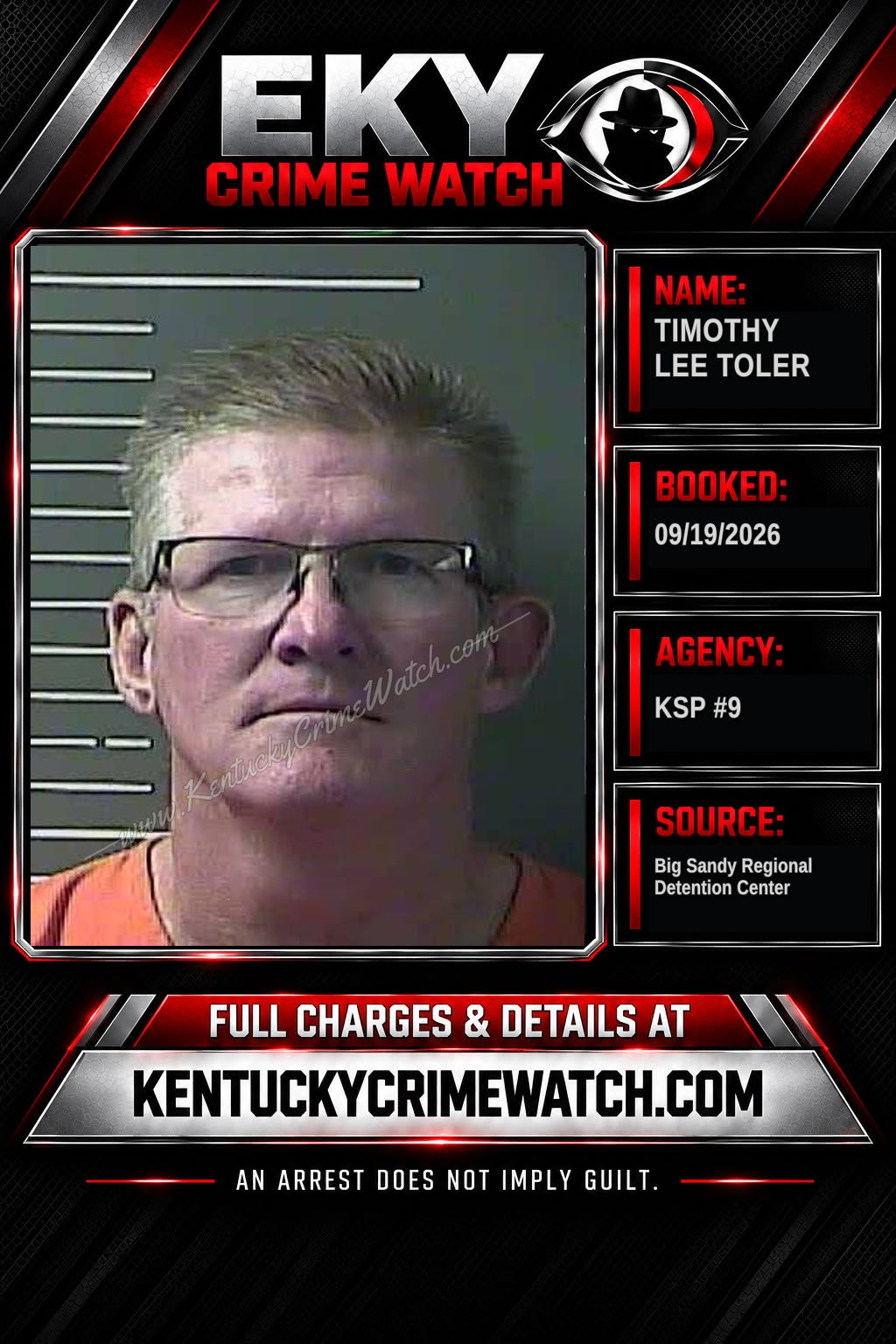 TIMOTHY LEE TOLER booking image