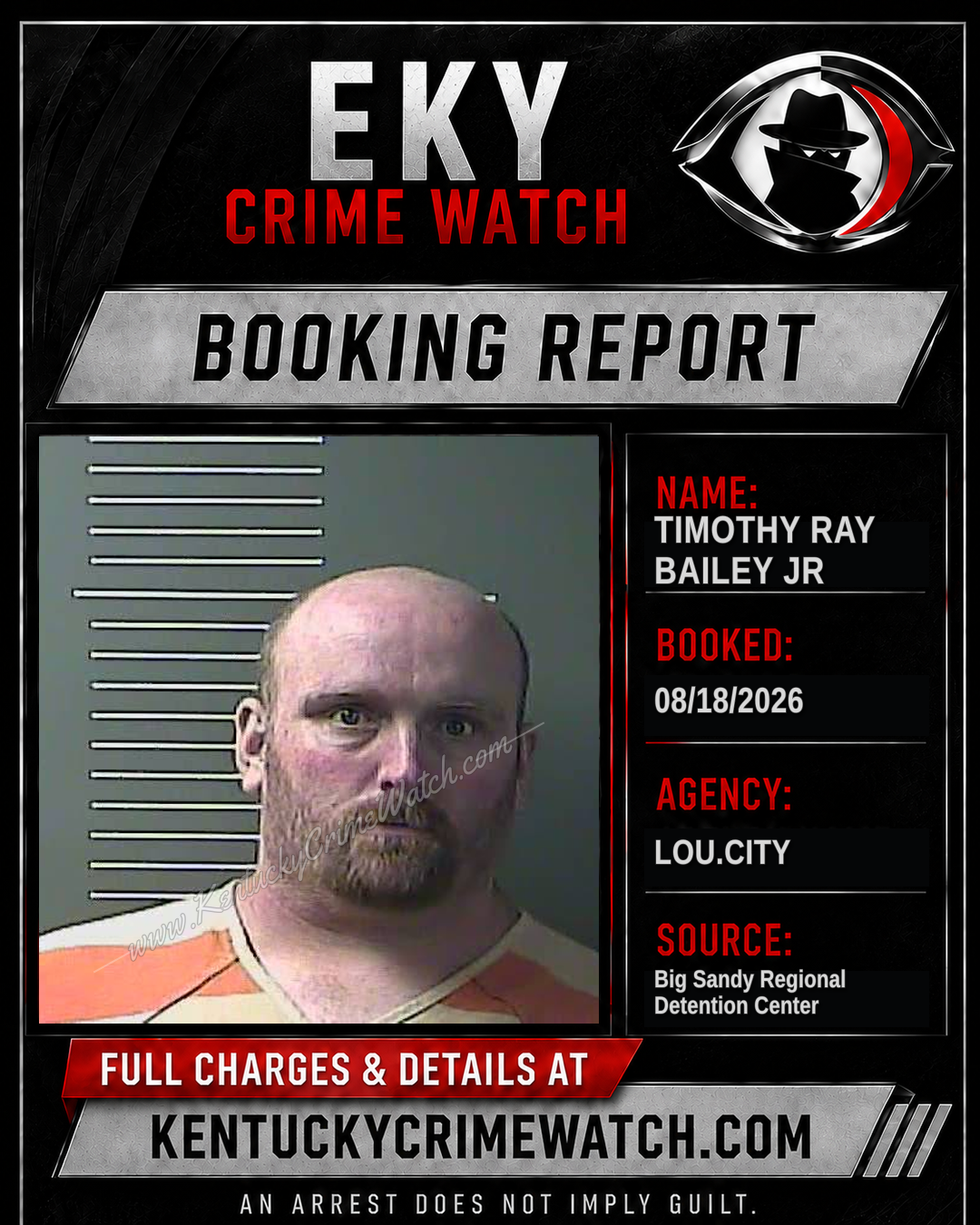 TIMOTHY RAY BAILEY JR booking image