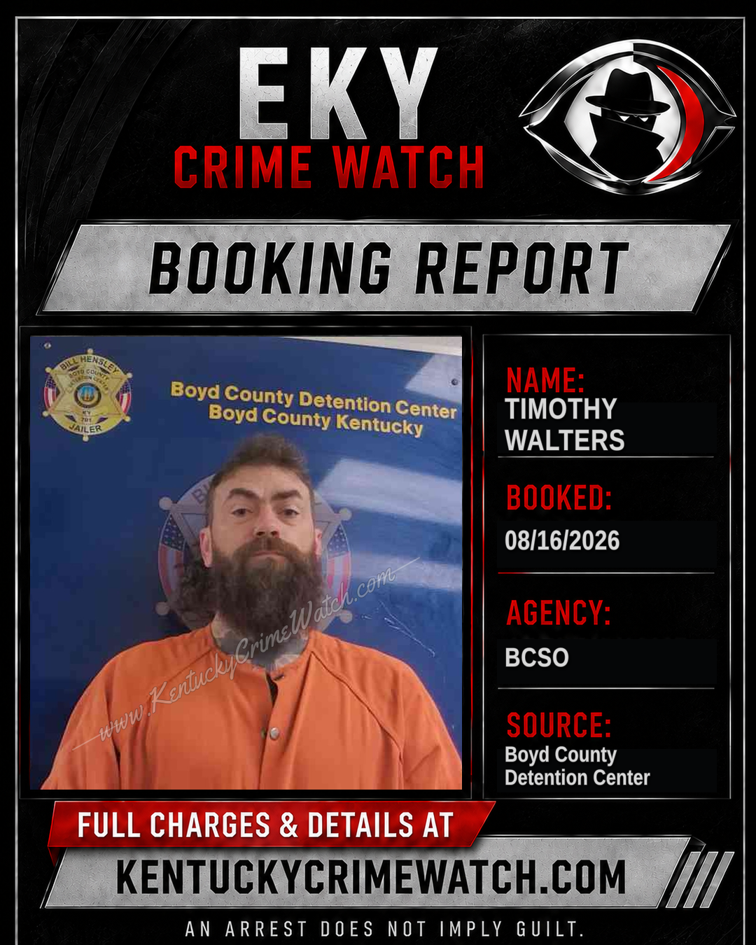 TIMOTHY WALTERS booking image