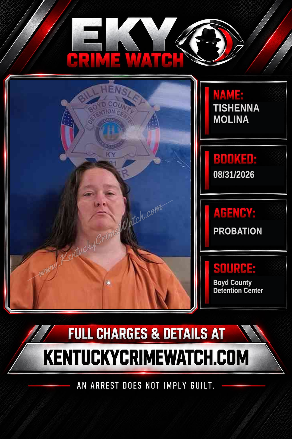 TISHENNA MOLINA booking image
