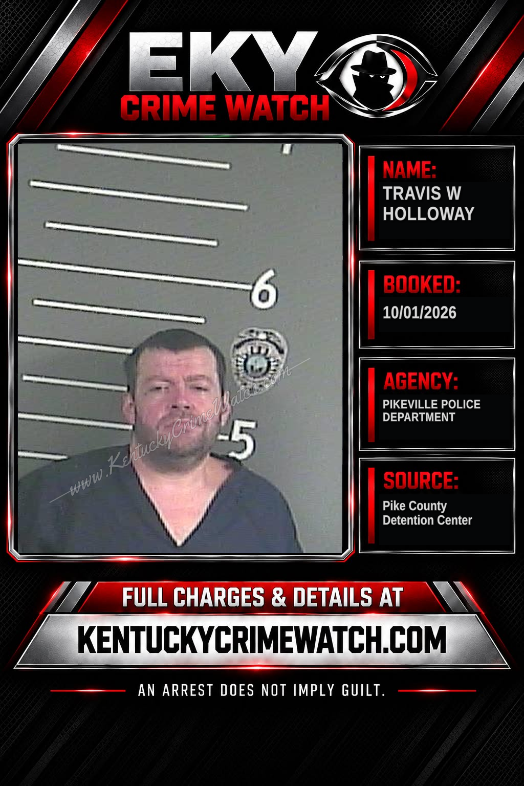 TRAVIS W HOLLOWAY booking image