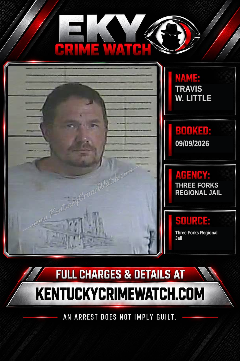 Travis W. Little booking image