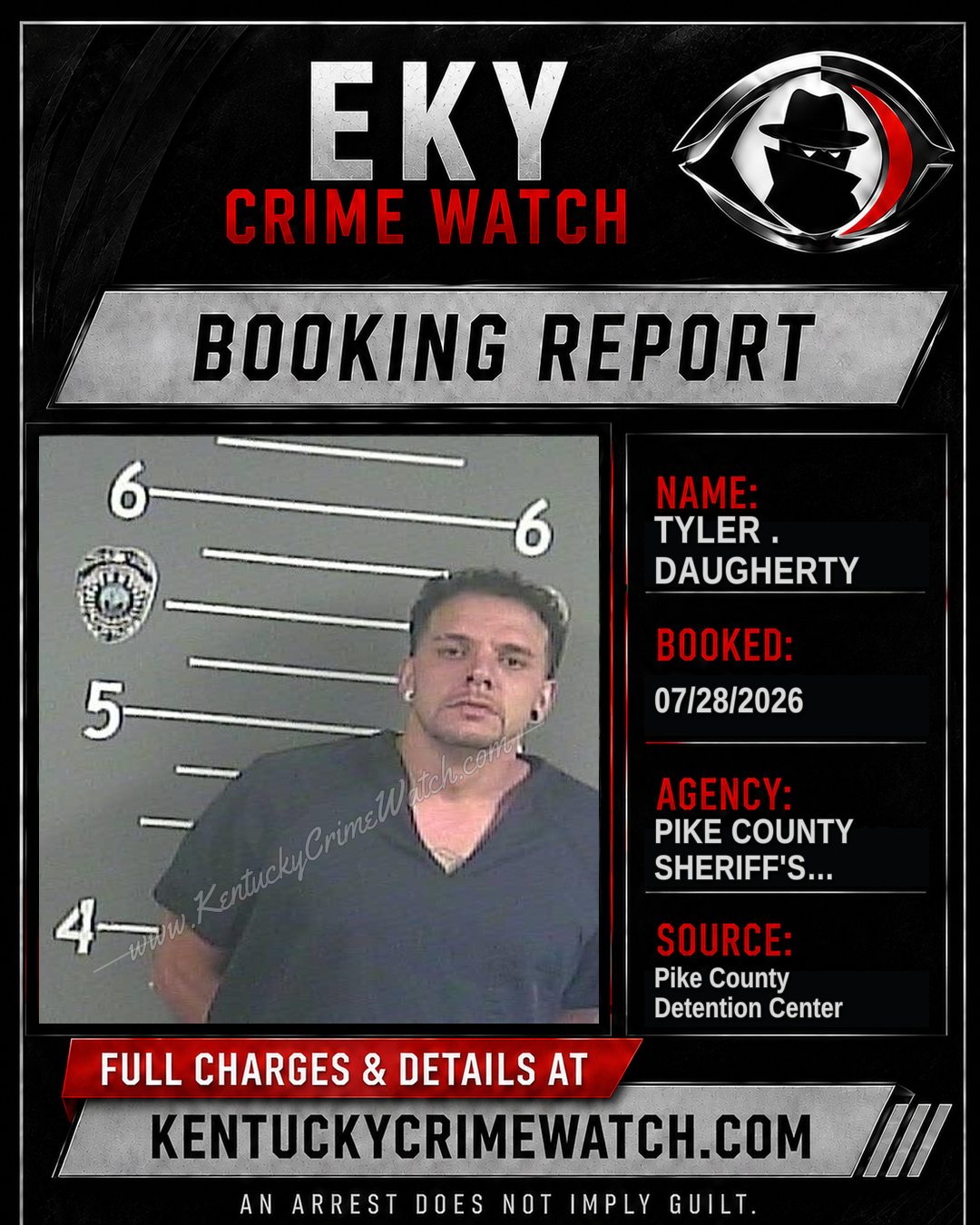 TYLER . DAUGHERTY booking image