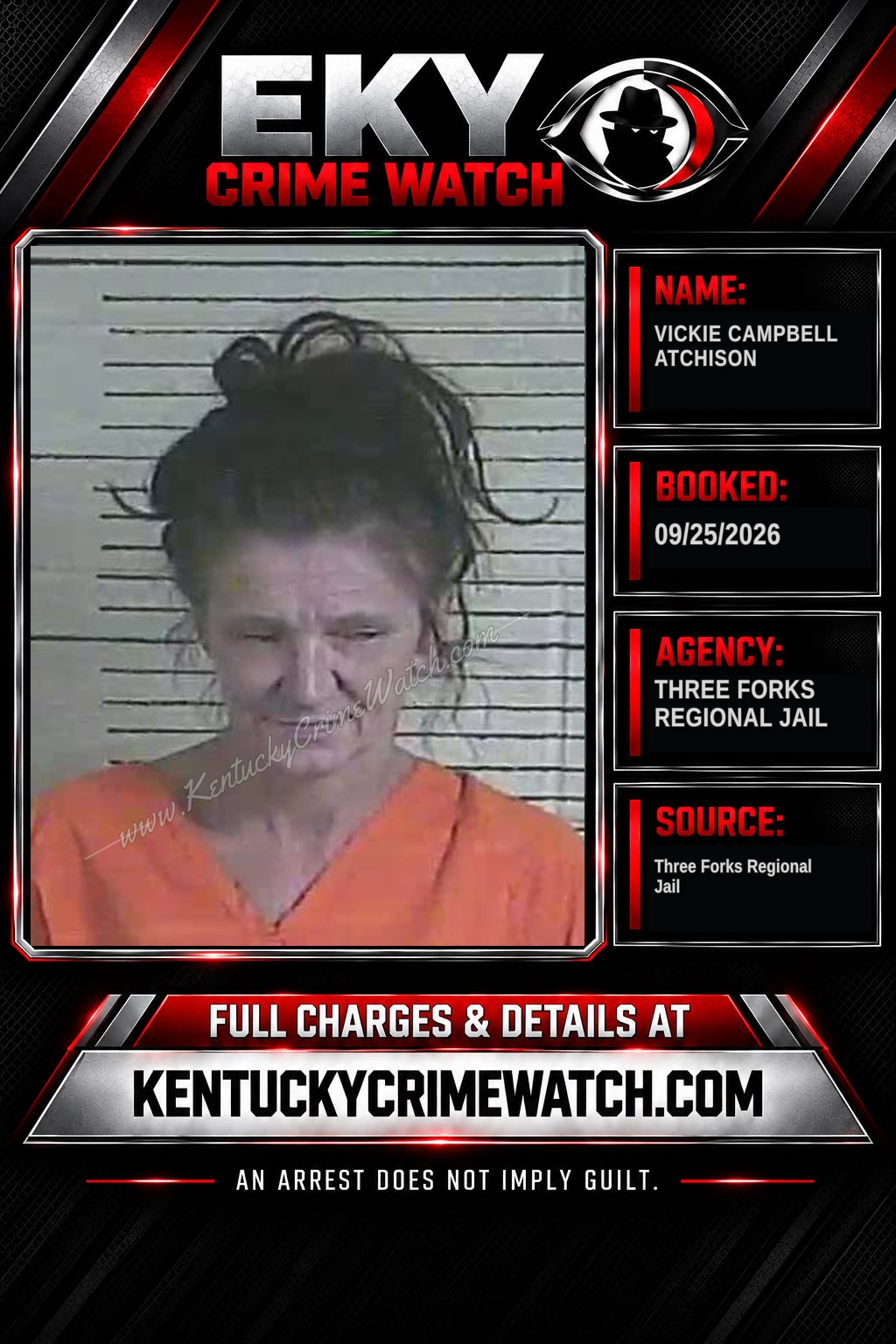 Vickie Campbell Atchison booking image