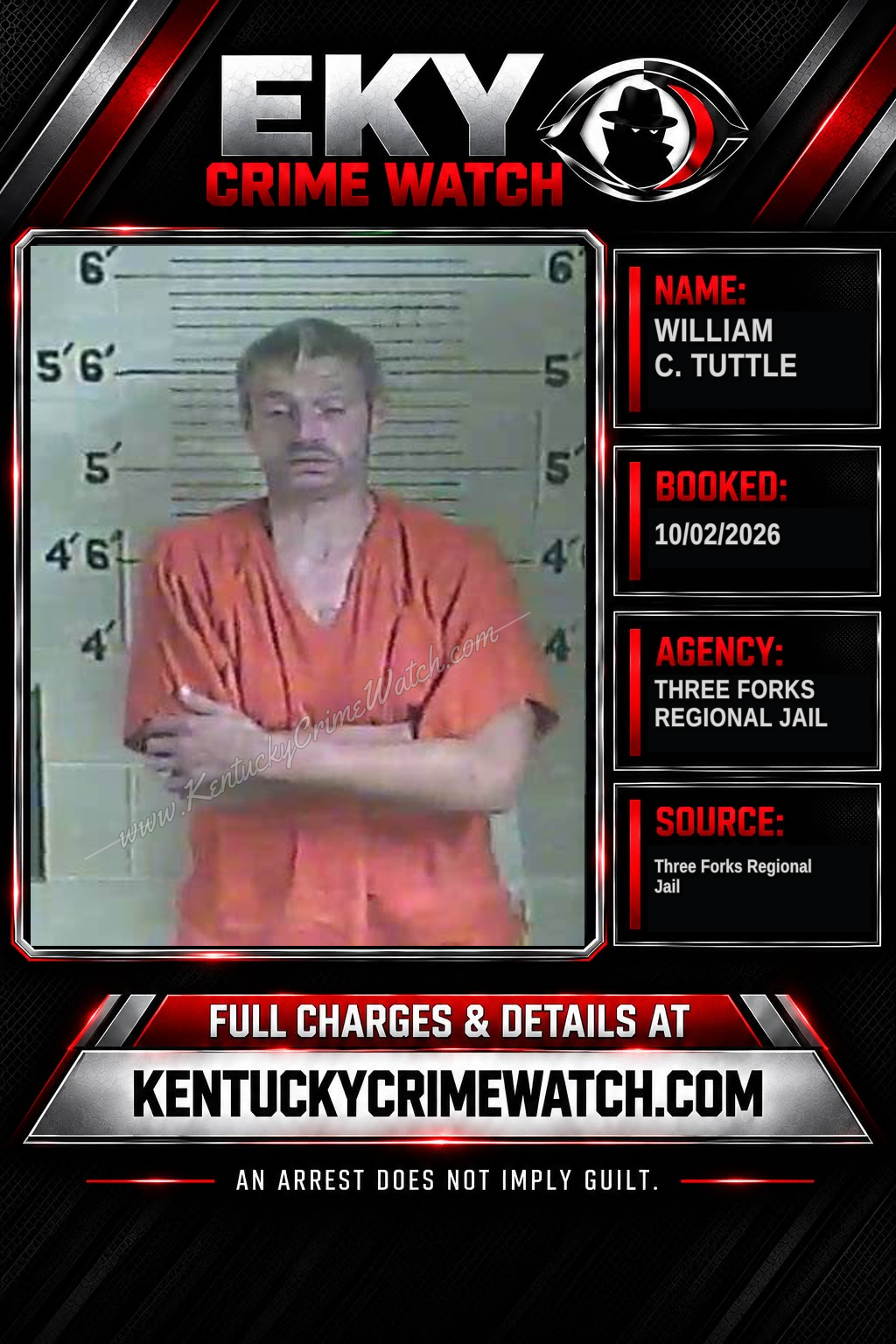 William C. Tuttle booking image