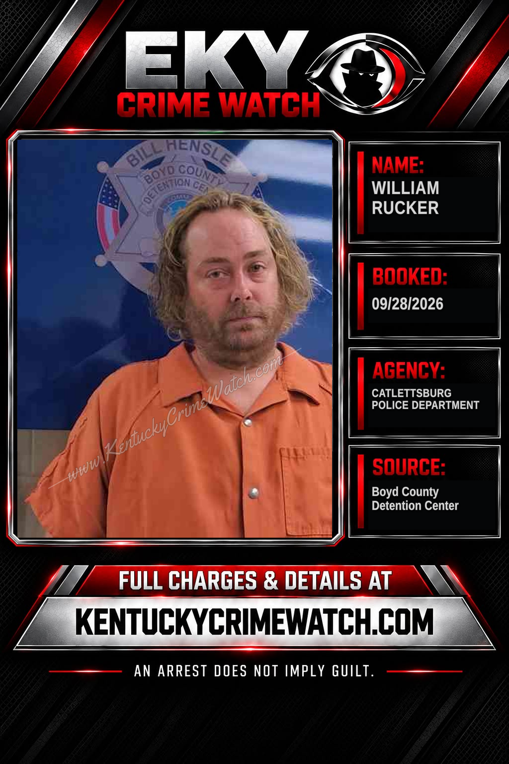 WILLIAM RUCKER booking image