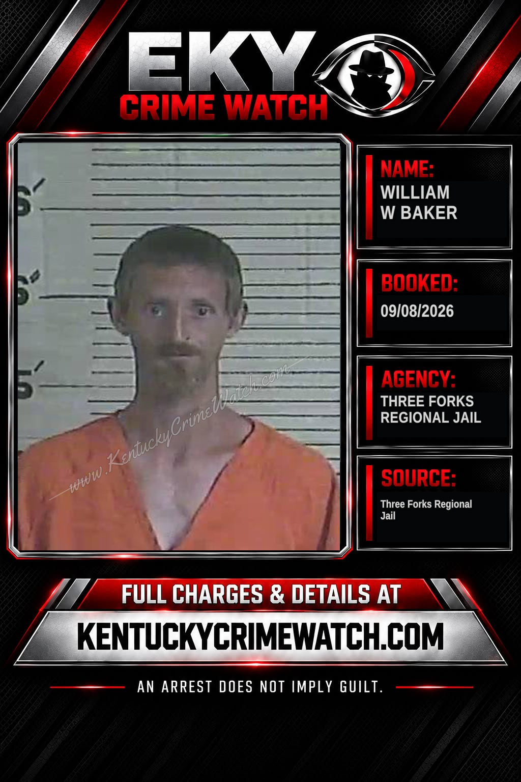 William W Baker booking image