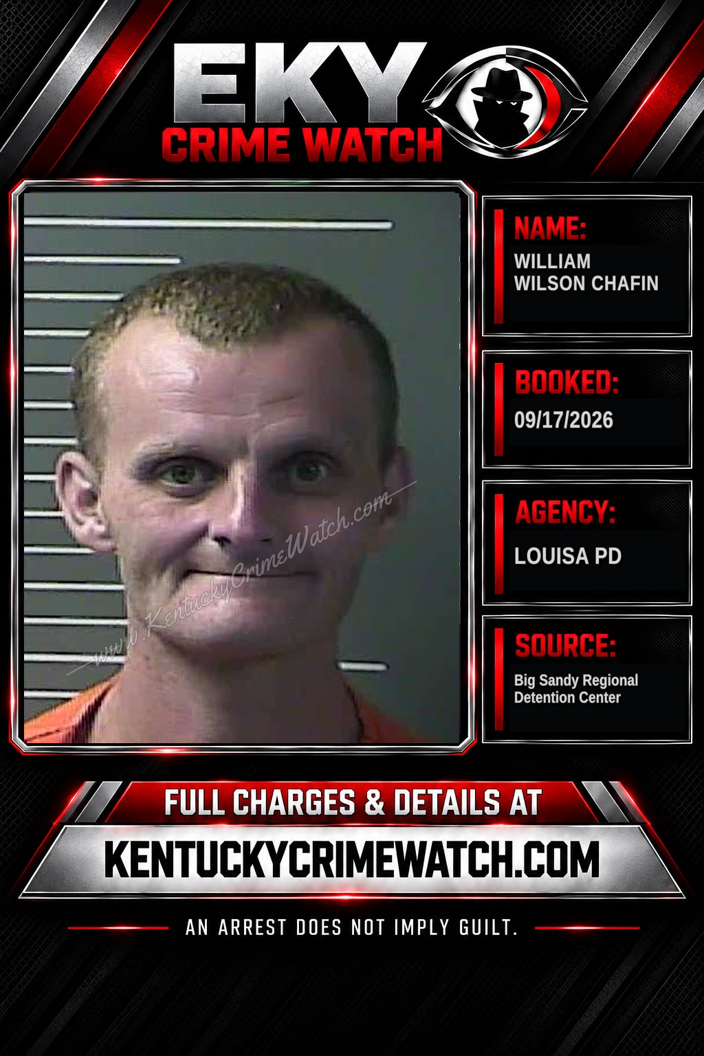 WILLIAM WILSON CHAFIN booking image
