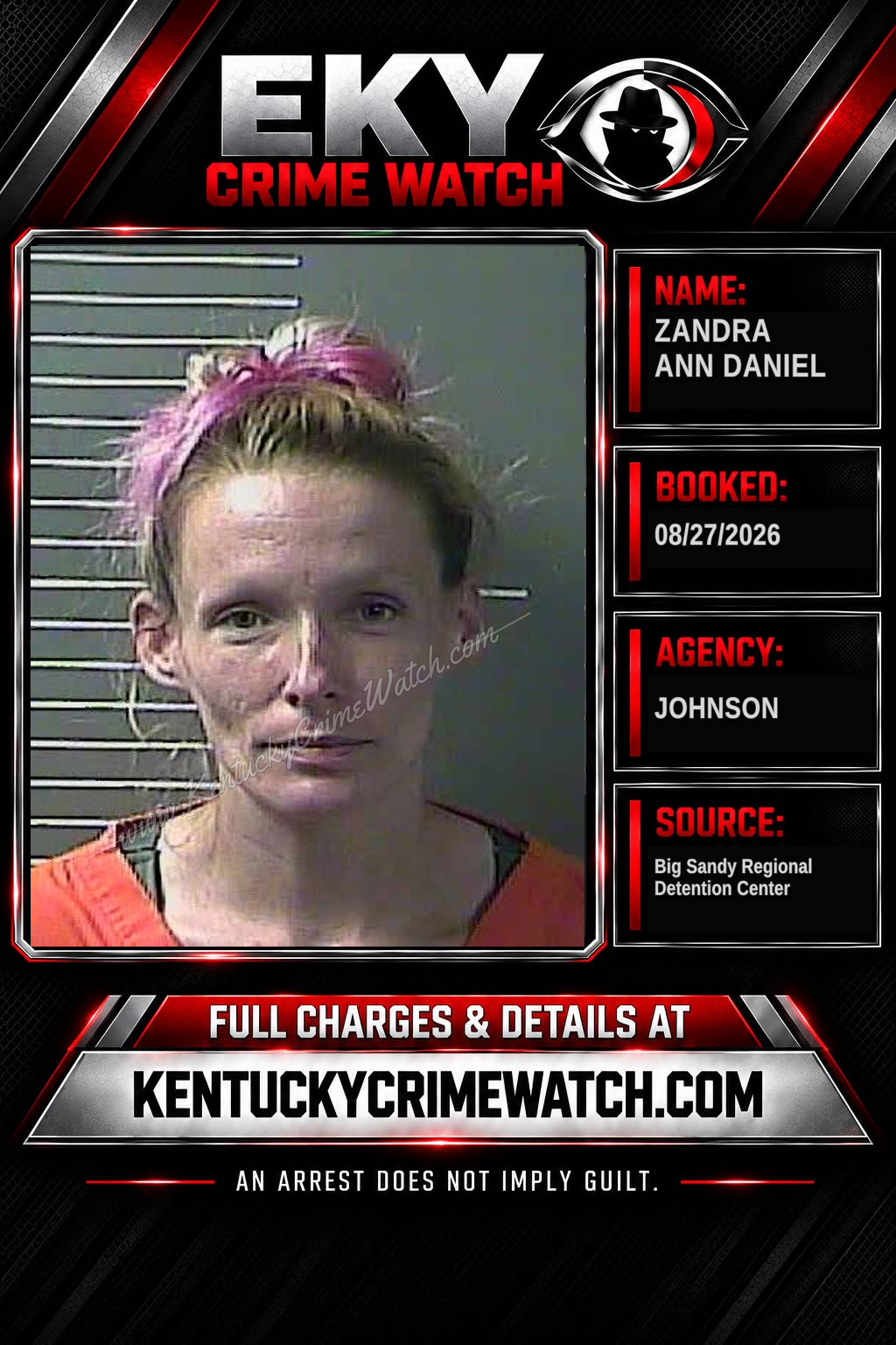 ZANDRA ANN DANIEL booking image